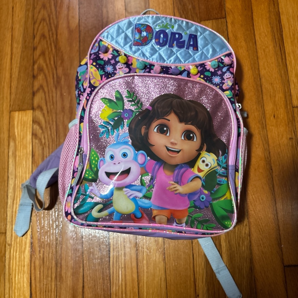 Nickelodeon Pink and Blue Dora Backpack